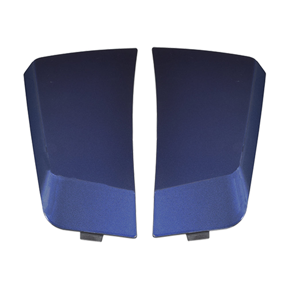 Shroud Inserts for the 4-Wheel Go-Go LX (S54LX) with Standard Capacity Battery Box, showing two interlocking blue plastic parts designed to enhance the scooter's appearance.