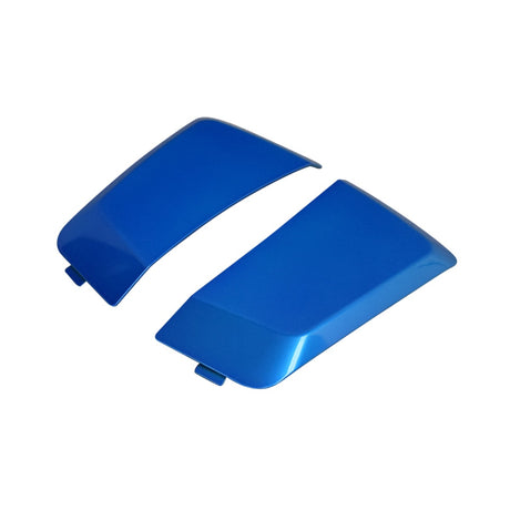 Blue Shroud Insert Assembly for the Go-Go Go-Chair - A set of six blue plastic panels including two caster fork inserts and two left and two right side pieces.