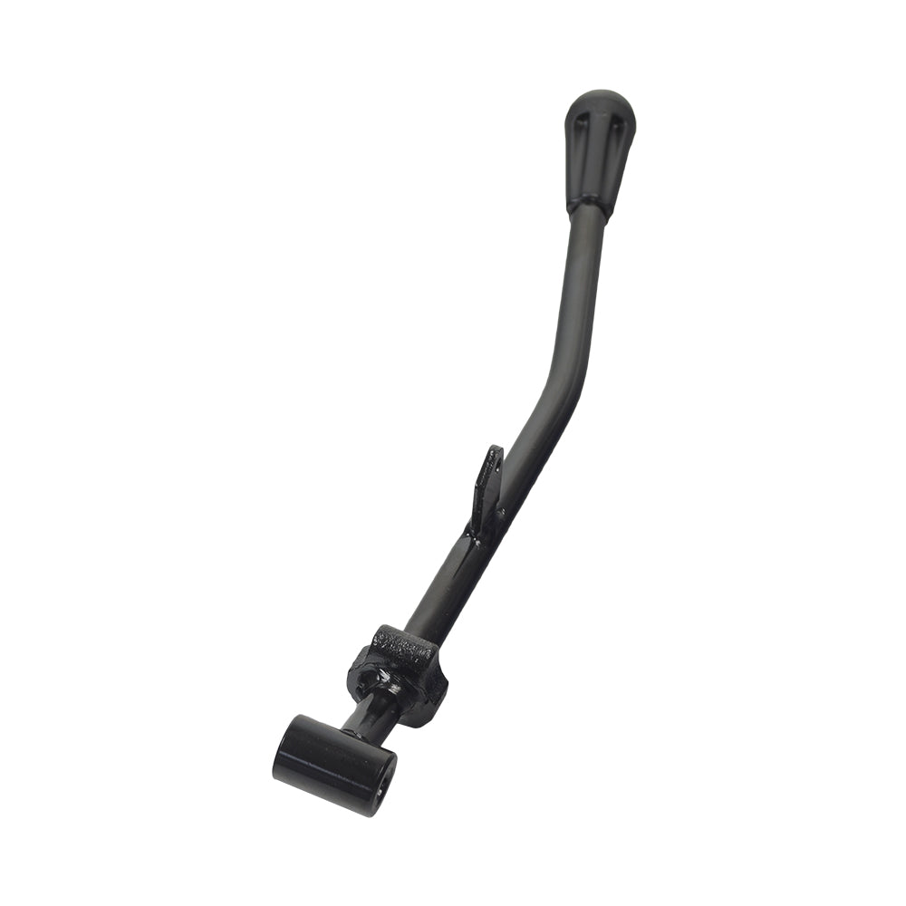 Seat Adjustment Lever for the Pride Victory 10, Victory 10 LX, Pursuit, Pursuit 2, & Pursuit XL, featuring a black handle and a metal pipe with a screw, designed for Hi-Back CRS seats.