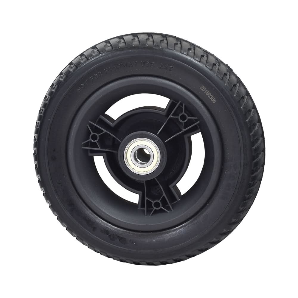 7"x2" Solid Front Wheel Assembly for Jazzy Zero Turn & Pride Zero Turn 8 Scooters (Blemished)