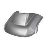 Front Hood Shroud Panel for the Pride Pursuit XL (SC714) depicted as a sleek silver component designed for easy replacement, shown prominently on a plain white background.