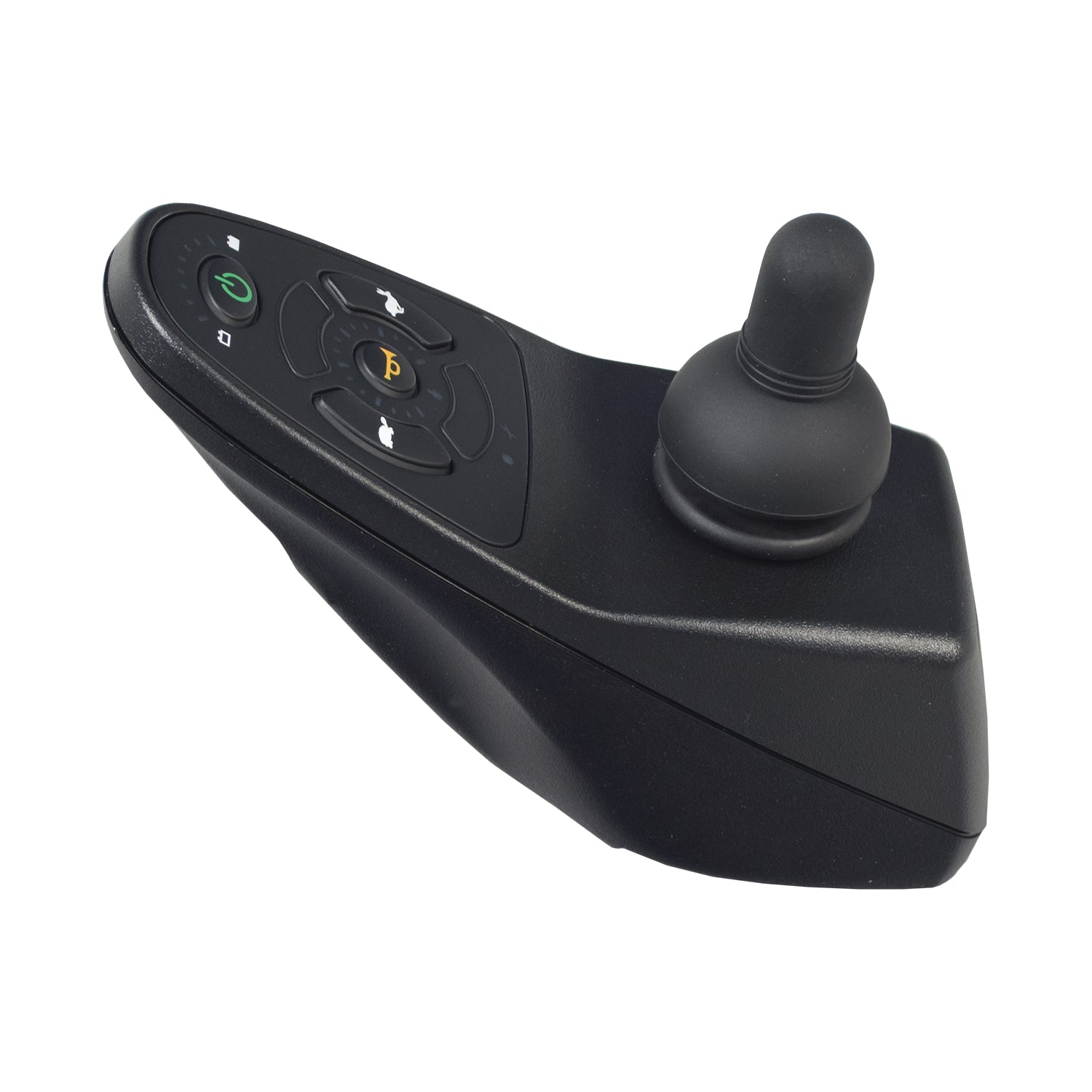 4-Key Dynamic Shark Joystick Controller for C.T.M. HS-1000 & HS-2850 Power Chairs, featuring four buttons and a central ball, shown in a close-up image.