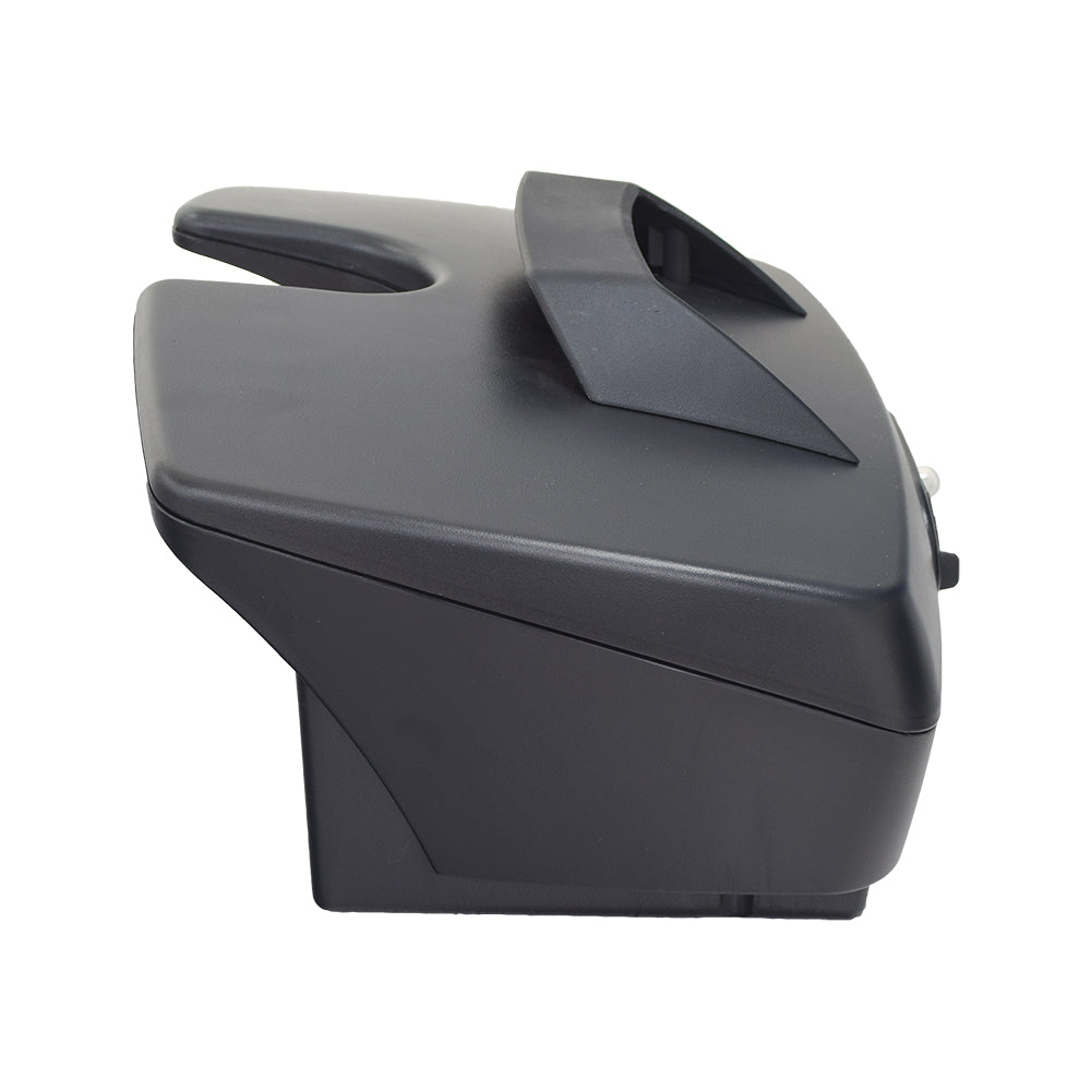 Battery Box Assembly for the Go-Go Ultra X (SC40X/SC44X) mobility scooter, shown as a black plastic device with a lid, designed as an OEM replacement or backup power source.