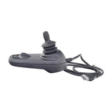 GC2/GC3 Joystick Remote for the Jazzy Sport Portable, featuring a black joystick with an attached cable, designed for integration with a separate control module.