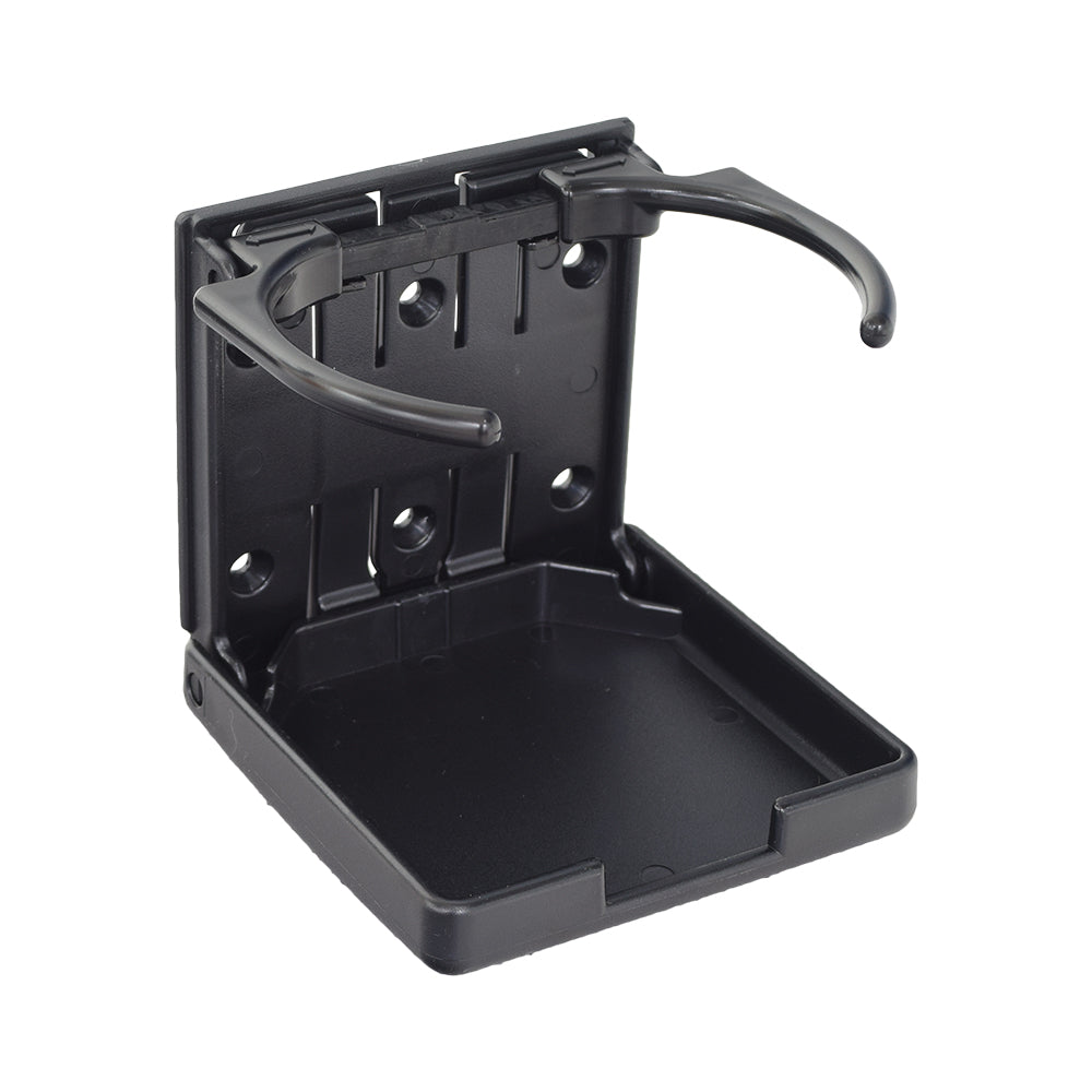 Cup Holder for the Pride Victory 9 (SC609/SC609PS/SC709), featuring a black plastic design with a handle and a central light. Ideal for maintaining your scooter or power chair's functionality.