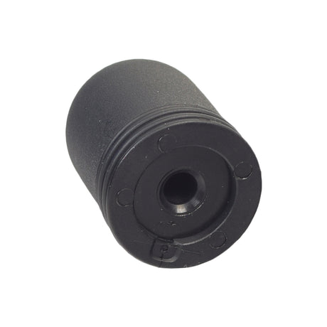 Joystick Knob for Dynamic Joystick Remotes (Shark, SPJ+, and A-Series) – a black cylindrical knob with a central hole, designed for easy replacement on various power chair joystick controllers.