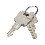 Key Switch Assembly for Pride Revo (SC63) featuring a close-up of a key ring with two metal keys attached.