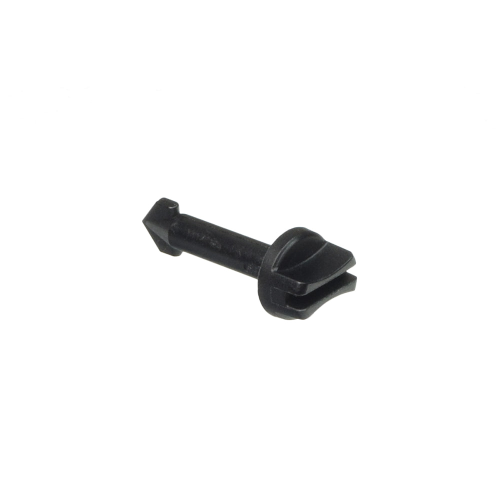 1 Shroud Clip for Jazzy, Jet, & Quantum Power Chairs, a black plastic fastener with a handle, featuring a push and turn mechanism for securing shroud panels.