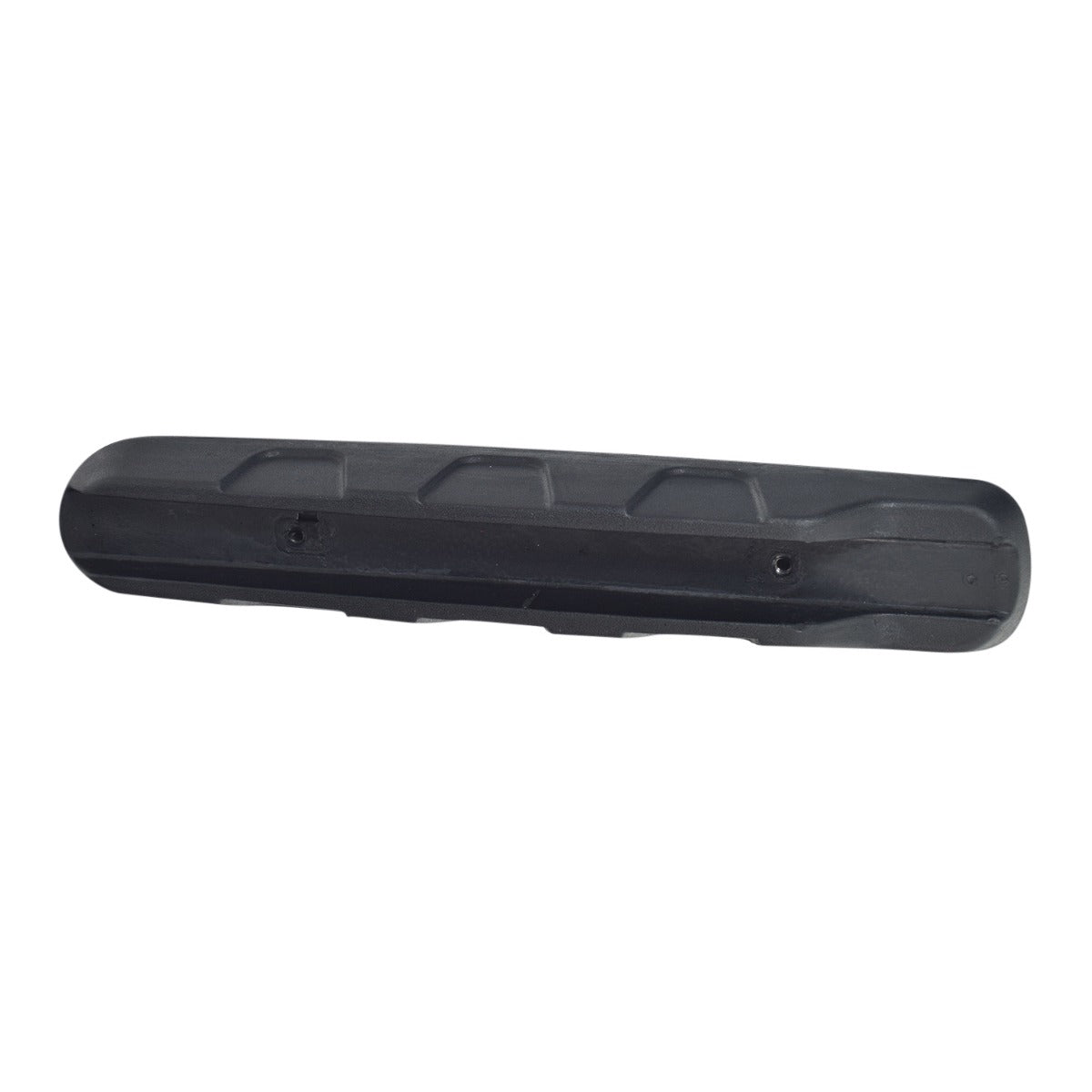 Black Vinyl Full Length Armrest Pad for the Jazzy Select Elite with Comfort Seat, featuring a forearm channel, black vinyl upholstery, and designed for easy cleaning.