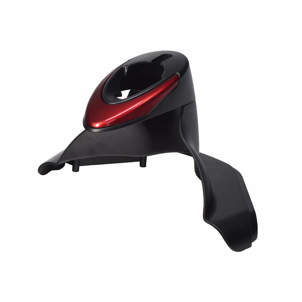 Red Front Fender Shroud for the 3-Wheel Go-Go Elite Traveller (SC40E) (Blemished), featuring a sleek black base with rich red trim, designed to replace worn or damaged scooter fenders.