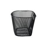 Black Wire Mesh Basket for PaceSaver Scooters, showcasing a sturdy, sleek design perfect for carrying small items while on the go.