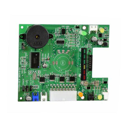 PC Board for ActiveCare Osprey 4410, Pilot 2310, Pilot 2410, Prowler 3310, & Prowler 3410 Scooters, featuring numerous electronic components and connectors, essential for scooter control and functionality.