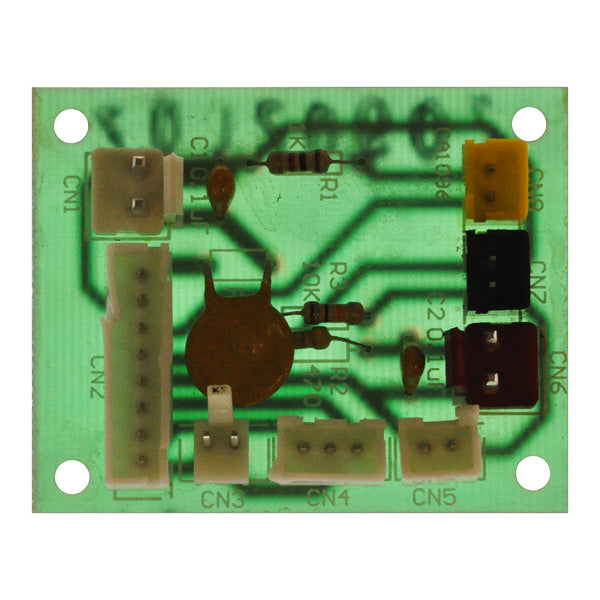 PC Board for the ActiveCare Spitfire 1310, Spitfire 1410, and Spitfire EX Scooters, featuring a detailed green circuit board with various small electronic components.