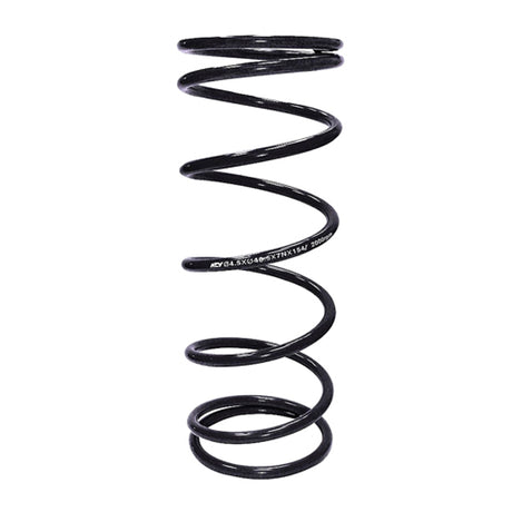 Performance Compression Spring for 50cc, 125cc, and 150cc GY6 Engines, featuring a tightly wound black coil spring designed for optimal CVT transmission efficiency and belt engagement.