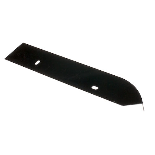 Metal Chain Cover for Baja Doodle Bug (DB30), featuring a black blade with a hole and a black metal plate with multiple holes, designed as a durable tool piece.