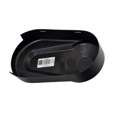 Plastic Clutch Cover for the Falcon 200 196cc Mini Bike, showing a black plastic container featuring a visible barcode and clean design.