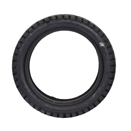 13x4 (13x4.00-8) Black Low Profile Pneumatic Mobility Tire with C9328 Tread, ideal for Pride Pursuit XL scooters, featuring detailed treads for better traction and smoother rides.