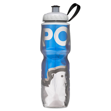 Polar Bottle Sport 24 oz. Insulated Water Bottle featuring a handle, wide mouth screw top, and durable, lightweight design for maintaining drink temperature.