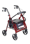 Duet Dual Function Transport Wheelchair Rollator Rolling Walker