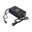 36 Volt 1.6 Amp 3-Prong Battery Charger for the Minimoto Maxii 400, featuring a black power supply with attached wires, essential for maintaining your electric pocket bike.