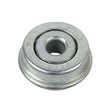 5/16x1-1/8 Flanged Caster Bearing for Wheelchairs, a round metal object with a central hole, designed for wheelchair casters requiring a maintenance-free bearing.