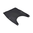 Floor Mat with Push Rivets for the Invacare Lynx L-3 Scooter: A black plastic floor mat with multiple holes, designed to fit securely with six push rivets.