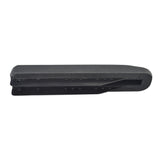 Full Length Urethane Armrest Pad for Invacare Power Chairs, black with a handle, close-up view showcasing its smooth, easy-to-clean surface.