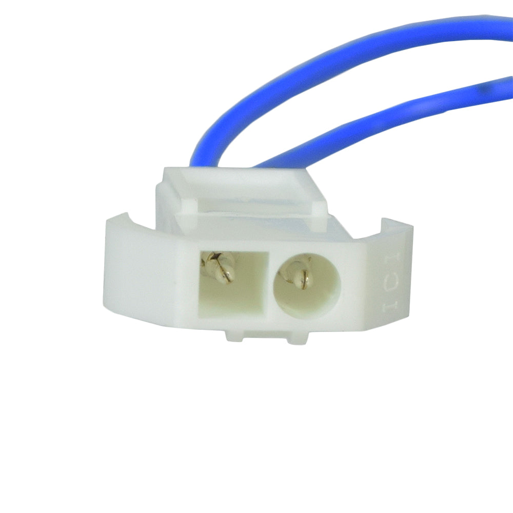 Key Switch with Keys for Invacare Lynx L-3 and L-4 Scooters, featuring a blue wire with a white connector and keys, designed as an ignition module for compatibility with specific models.