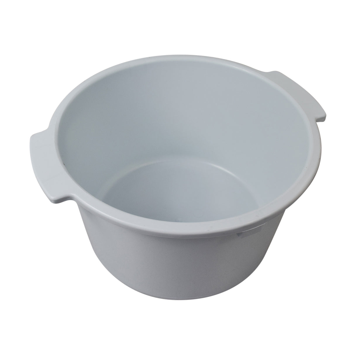 Pail with Lid for the Invacare Commode, featuring a white plastic bowl with handles, designed for easy cleaning, portability, and compatibility with Invacare 9630, 9650, and 9669 commodes.