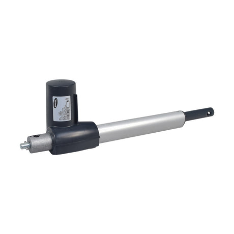 Head Motor with Pull Tube for Invacare Full Electric & Semi Electric Homecare Beds (1121270): a black and silver cylinder with a black cap, essential for raising and lowering the bed's head.