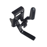 Clamp-On Wheel Lock for Invacare 9000 SL & Tracer EX2 Manual Wheelchairs, featuring a black metal lever with bolts and a rubber handle, designed for easy replacement.