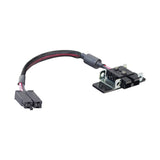 Battery Wiring Harness for the Invacare 3G Storm Series Torque SP, featuring a black and red cable assembly with a connector and metal mounting bracket, crucial for the power chair's electrical system.