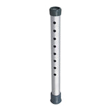 13 Riser Extension for Invacare 6291 Series Walkers (Set of 4) - close-up of metal pole and white object, showcasing the extension's structure for height adjustments on compatible walkers.