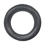 12-1/2x2-1/4 Kick Scooter Tire with K912 Street Tread, featuring a smooth, black tread designed for pavement riding. Suitable for Diggler Dirt Doggy and Mongoose Expo Freestyle kick scooters.