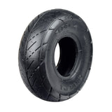 3.00-4 (10x3, 260x85) Tire for the Razor Pocket Rocket, showcasing a black tire with a central hole, ideal for electric, gas, and mobility scooters, offering a smooth ride.