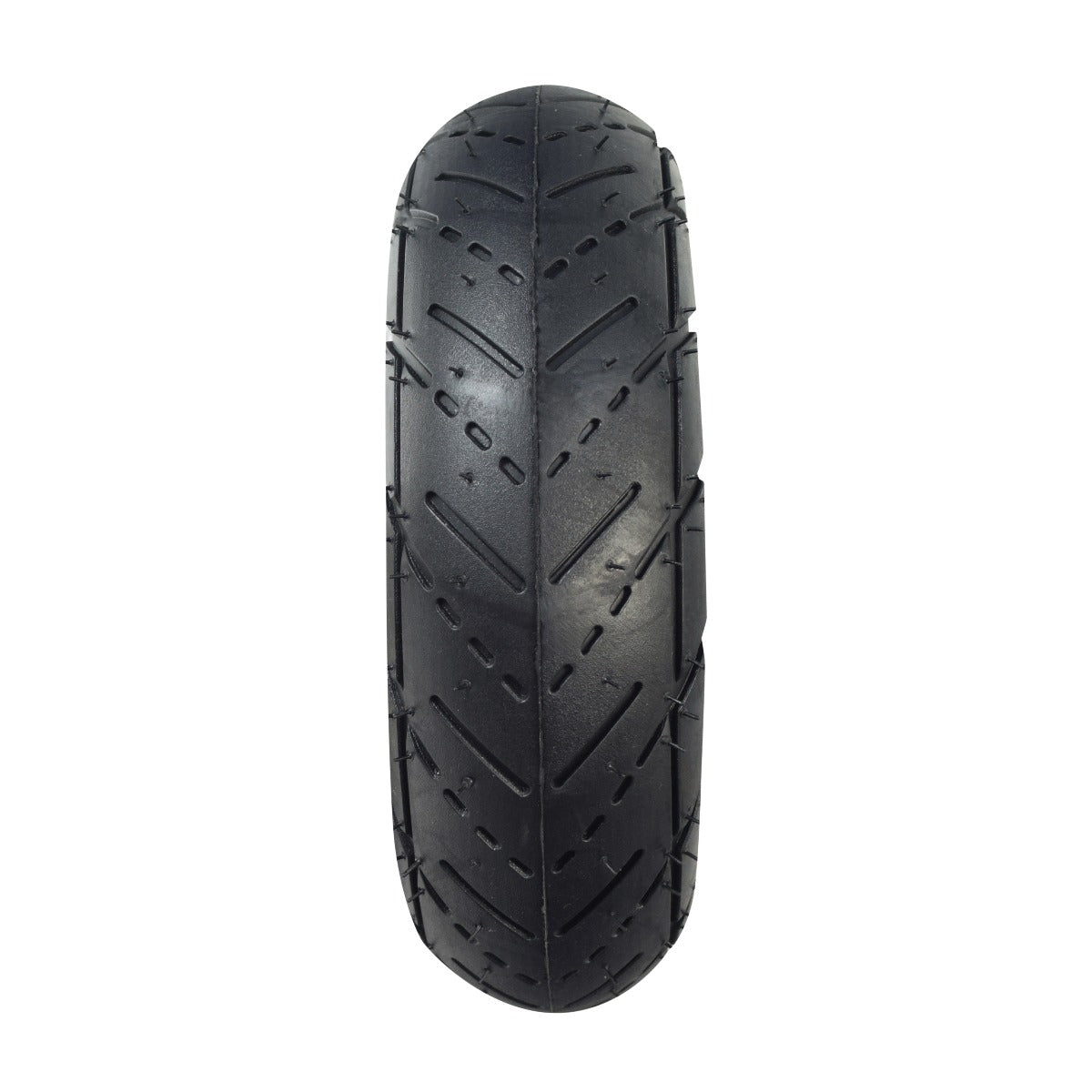 3.00-4 (10x3, 260x85) Tire for RocknRoller® Multi-Cart® R10 & R12, featuring a detailed tread pattern. Suitable for scooters, carts, and utility equipment.