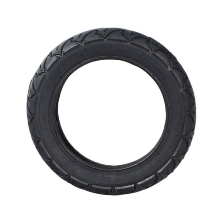 12-1/2x2-1/4 (57-203/62-203) Tire for the Schwinn S180 Scooter, showcasing its tread with radiating grooves for enhanced traction, ideal for various scooter models and brands.