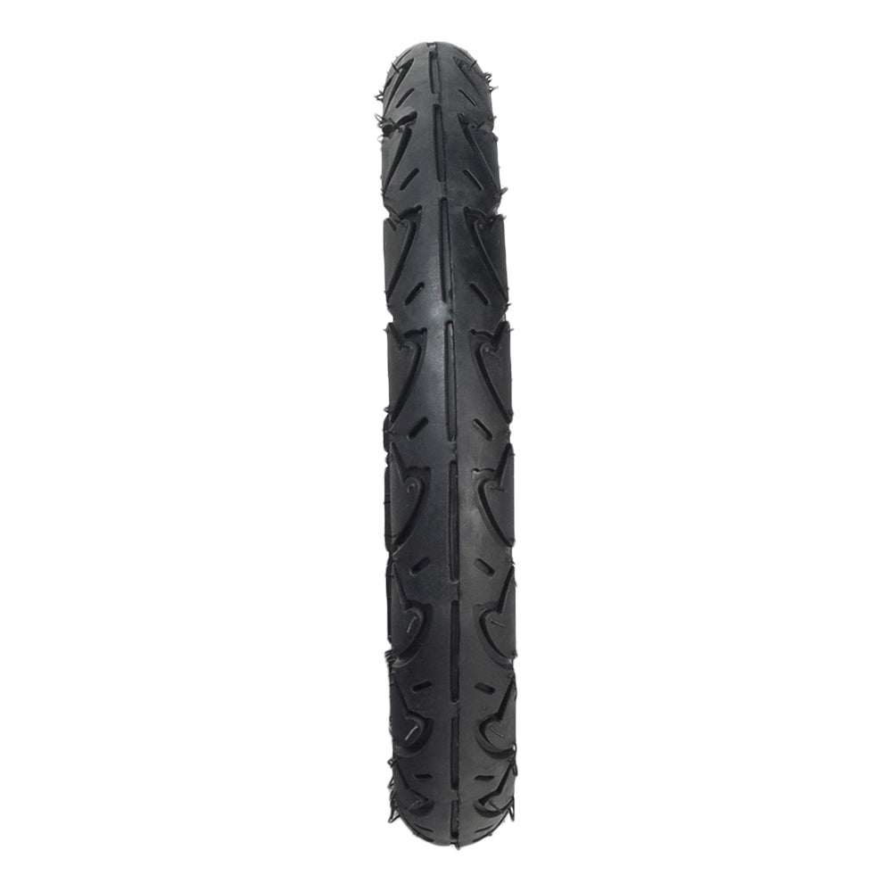 12-1/2x2-1/4 Tire for the Razor Pocket Mod Scooter; close-up of a black tire with wide, street-style tread, designed for enhanced traction and compatibility with various electric scooters.