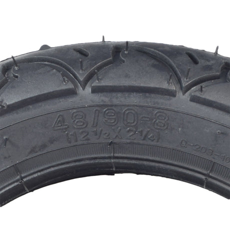 Razor Sport Mod Scooter Tire, showing its black rubber tread and visible size markings, 12-1/2 x 2-1/4 (57-203/62-203).