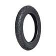 12-1/2x2-1/4 (57-203/62-203) Tire for the Schwinn S180 Scooter, featuring a close-up of the black tread with radiating grooves for enhanced traction.