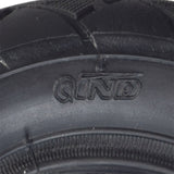 200x50 (8x2) Tire for the Razor E-Punk, shown in a close-up, highlighting its black synthetic rubber surface and tread pattern. Compatible with both 1st and 2nd generation models.