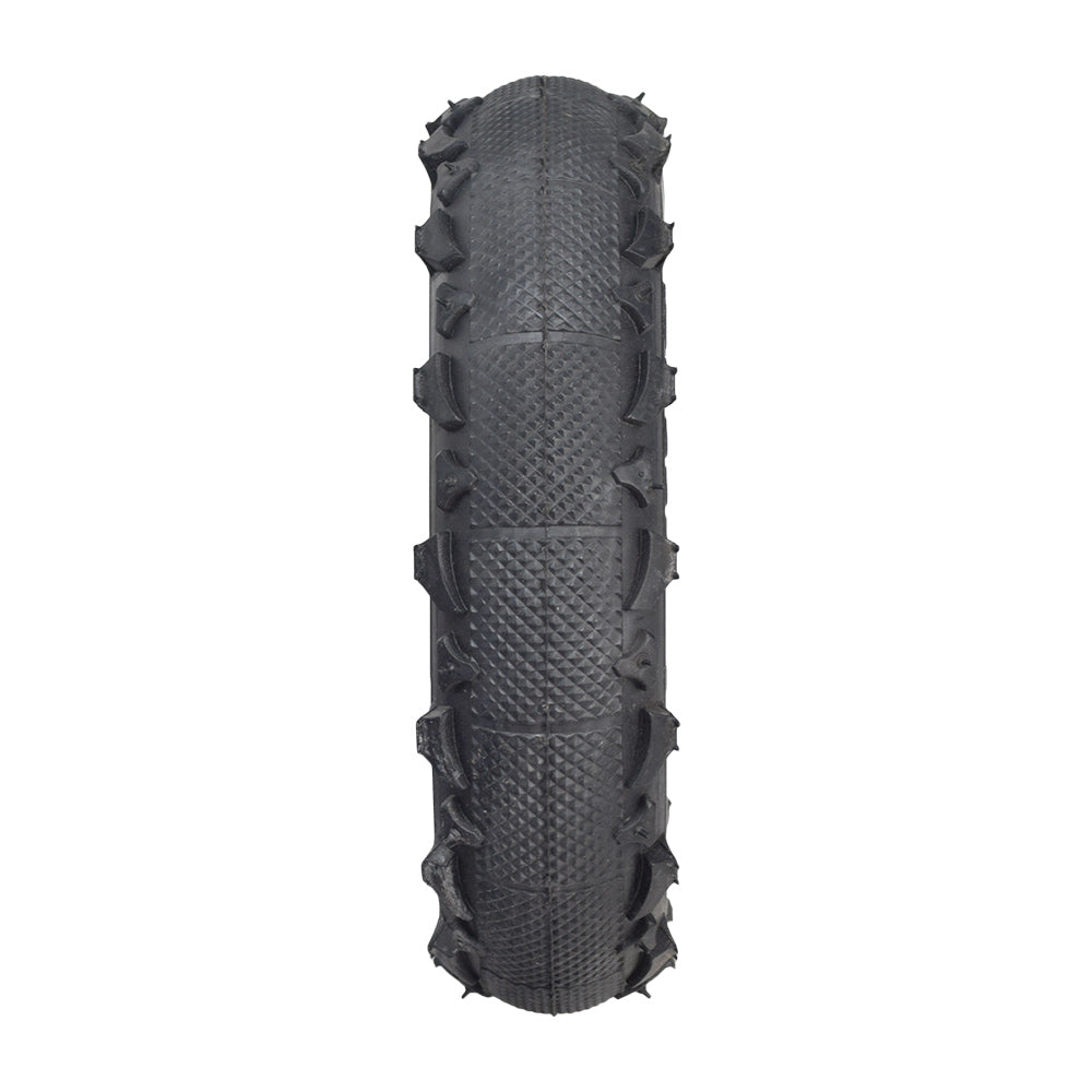 200x50 (8x2) Tire with KF914 Tread for the Razor Dune Buggy, featuring a black tire with spikes and a diamond pattern design, ideal for off-road kick scooters and dune buggies.