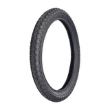 16x2.125 Tire for Razor iMod, EcoSmart Metro Series, & Pocket Mod Bellezza Electric Scooters – a close-up of a black tire featuring a distinct tread pattern.