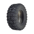 13x5.00-6 ATV, Go-Kart, & Dune Buggy Tire with Q129 Tread, showcasing a close-up view of the aggressive tread pattern designed for superior grip on loose surfaces.