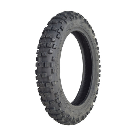 2.50-10 Trakmaster II Dirt Bike Tire with K760 Tread, showcasing a detailed knobby tread pattern, ideal for loose or rough surfaces, perfect for both serious racers and casual riders.