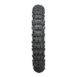 2.50-10 Trakmaster II Dirt Bike Tire with K760 Tread, showcasing a close-up of its black, studded, knobby treads designed for optimal performance on loose or rough surfaces.