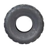 19x7.00-8 Tire with QD116 V-Tread for Baja Mini Bikes MB165 & MB200, ATVs, & Go Karts, showcasing an aggressive V-tread pattern designed for superior traction and control in varied riding conditions.