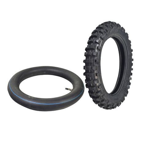 3.00-12 (80/100-12) Tire with JK620 Knobby Tread for Baja, Coolster, & Honda Dirt Bikes