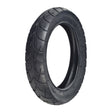 12-1/2x2-1/4 (57-203/62-203) Scooter Tire with Wide Tread, featuring a close-up of its pronounced black tread pattern, ideal for electric recreational scooters like Razor Pocket Mod.