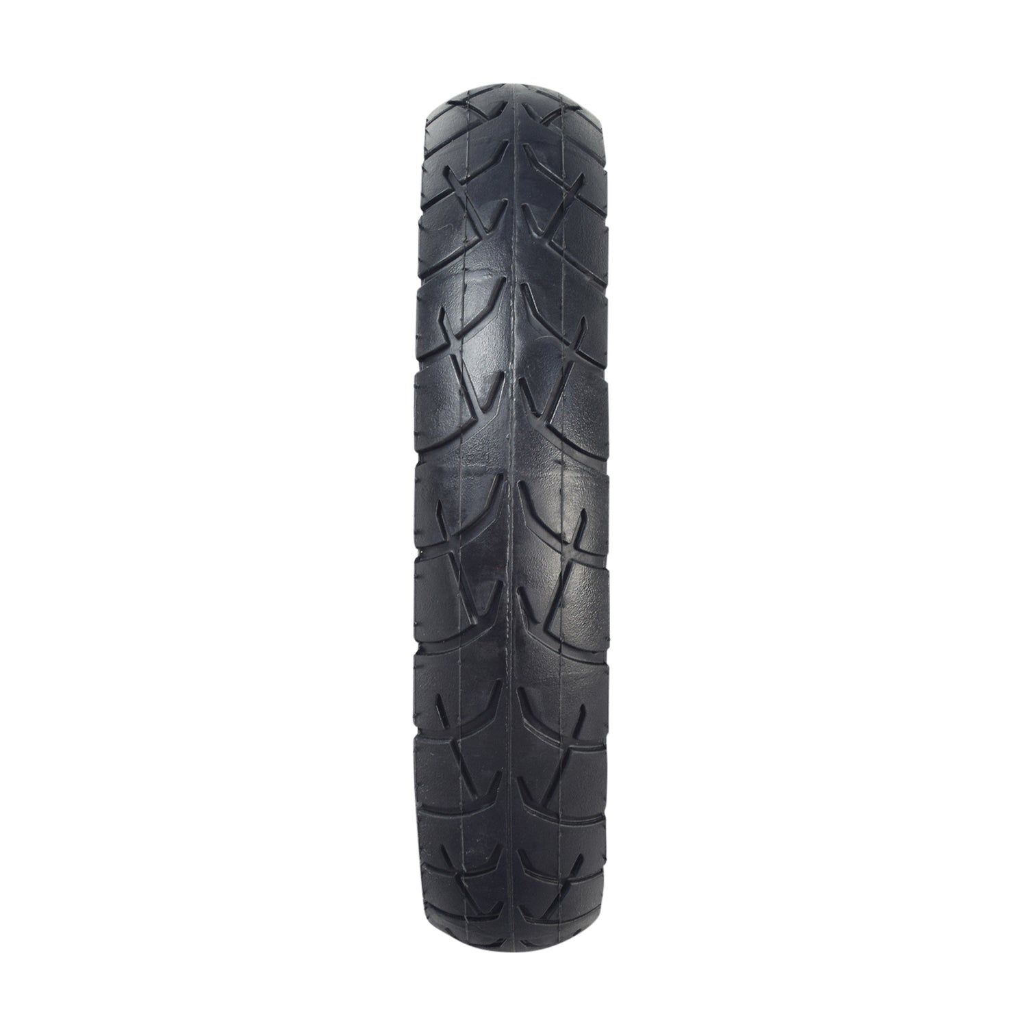 12-1/2x2-1/4 (57-203/62-203) Scooter Tire with Wide Tread, showcasing a close-up of its distinctive tread pattern, designed for enhanced grip on electric recreational scooters.